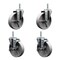Service Caster 5 Inch Semi Steel Wheel Swivel 58 Inch Threaded Stem Caster Set 2 Brakes SCC SCC-TS20S514-SSS-58212-2-TLB-2 - alternate 1